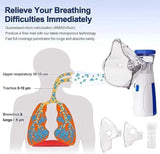 PureBreath™ – Compact Nebulizer | Portable, Silent & Fast Relief 🌬️💙