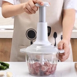 Manual Pat Chopper & Multi-Purpose Mixer – Large Capacity🍅🥕🧄