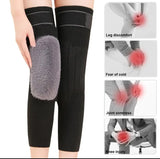 Unisex Woolen Knee Pads – Elastic Thermal Support for Men & Women 🧦🦵✨