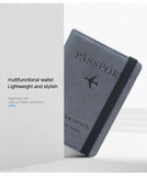 Premium Leather Passport Wallet – Travel Essential 🌍✨