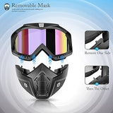 Protective Bike Face Mask & Goggles – Trendy Rider Accessory 💨🔥