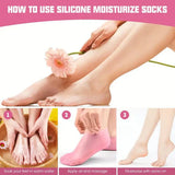 Soft Silicone Foot Care Socks – Deep Moisture Treatment 🦶🌿💧