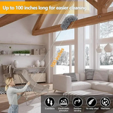 🧽 Imported Microfiber Duster with 8Ft Telescopic Rod – Multi-Purpose Cleaning