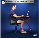 💪🛡️ Adjustable Back Support Posture Belt with Fiber Rods | Pain Relief & Support