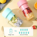 Portable Glass Juicer Bottle – USB Fast Charge + Free Straw 🔋🍹💼