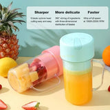 Portable Glass Juicer Bottle – USB Fast Charge + Free Straw 🔋🍹💼